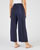 7/8 broek met vaste plooi