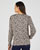 T-shirt van warm tricot met dierenprint