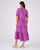Robe à volants en gaze de coton