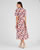 Robe imprimé graphique pure viscose