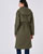 Lange parka in trenchcoatstijl