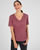 T-shirt maille jersey flammée