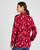 Lenzing(TM) EcoVero(TM) viscosevezel vloeiende gebreide blouse