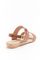 Sandales avec boucle métallique cuir mouton