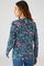 Gebloemd T-shirt in crêpe