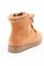 Boots à lacets + zip croûte de cuir vachette Thermolactyl