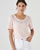 T-shirt pur coton col rond strassé