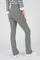 Pull-on broek, wijd model in jacquardtricot met stretch