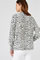 Blouse stretch imprimé taches