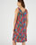 Robe maille stretch tropicale