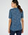Overhemdblouse stretch crêpe