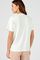 T-shirt met modal en fantasiejuweel