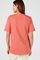 T-shirt pur coton col fantaisie
