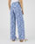 Pantalon large fluide imprimé faïence Climatyl®