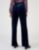 Wijde broek in velours met stretch
