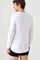 Thermolactyl T-shirt met ronde hals, geribde fleece