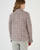 Veste doublée effet tweed fils brillants
