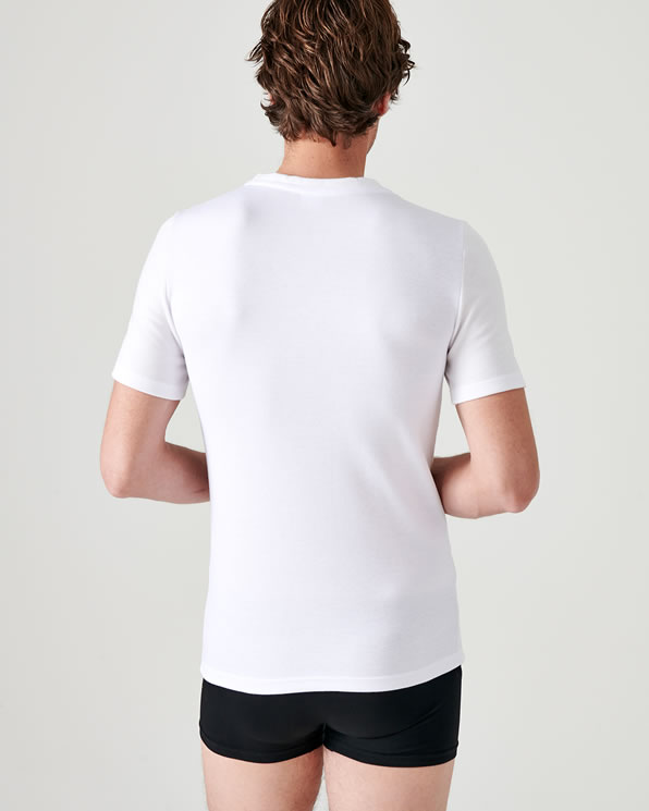 Dubbelzijdig T-shirt met V-hals Thermolactyl