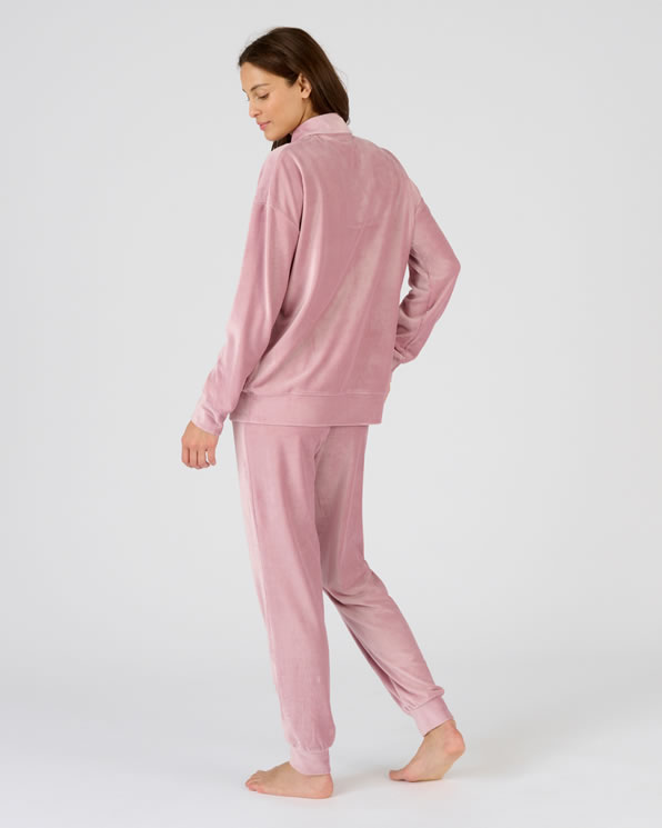 Loungewear set ribfluweel Thermolactyl