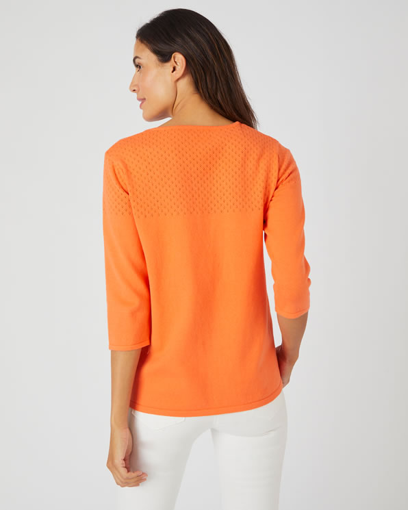 Pull uni et rayé imprimé floral