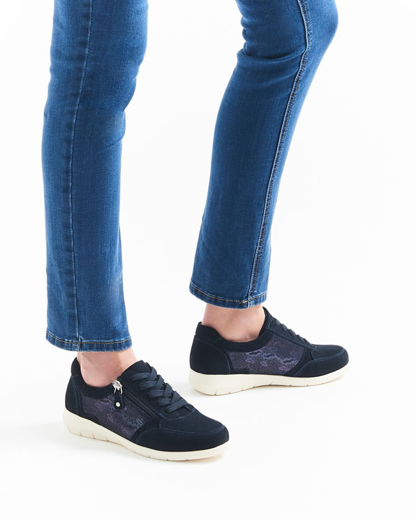 Derby schoenen iriserend Amortyl
