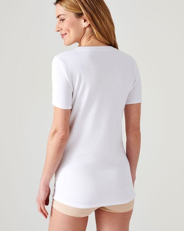 Thermolactyl T-shirt met korte mouwen, geborstelde fleece