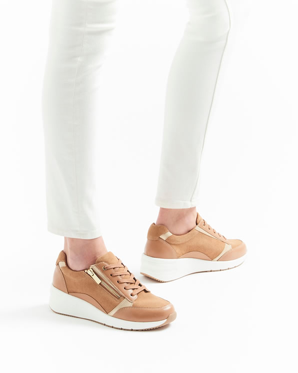 Sneakers sleehakken Amortyl Derbies Sneakers Damart Belgie