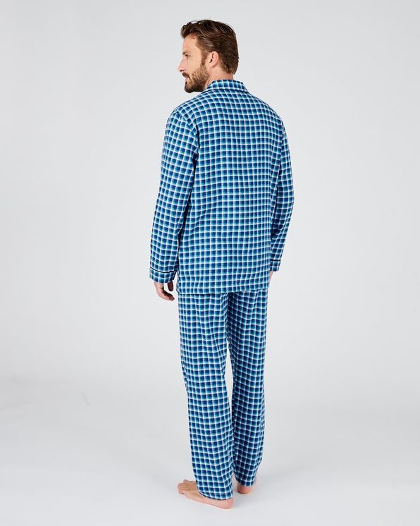 Pyjama in donzig flanel, zuiver kamkatoen