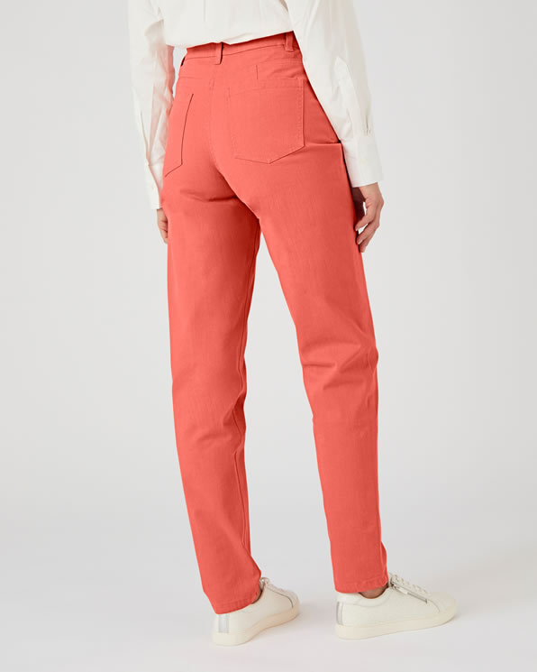 Jean 5 poches Mom taille haute