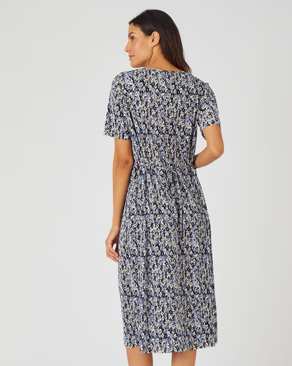 Robe maille plissée