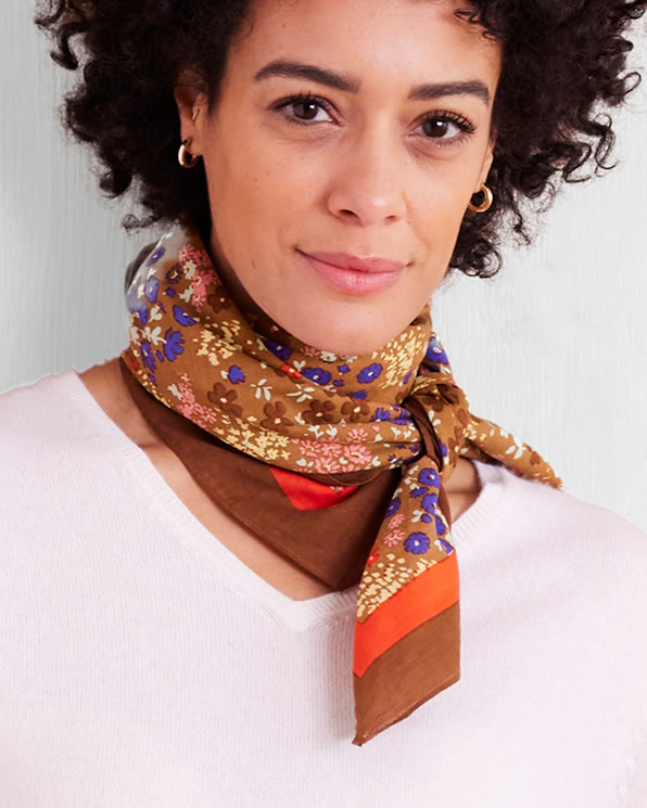Foulard sjaal van puur katoen