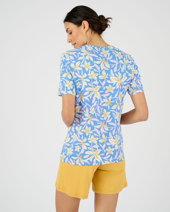 Pyjashort pur coton peigné