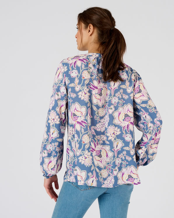 Chemisier fibres pure viscose reliéfée Lenzing™ EcoVero™