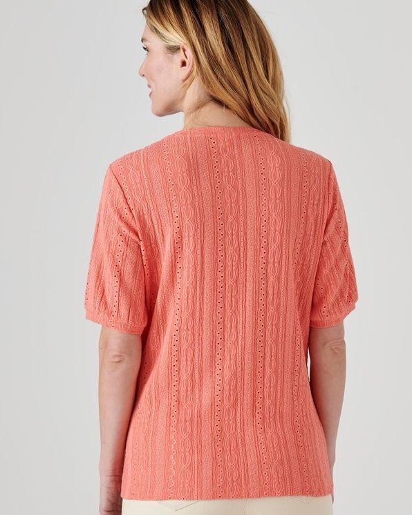 T-shirt met macramé