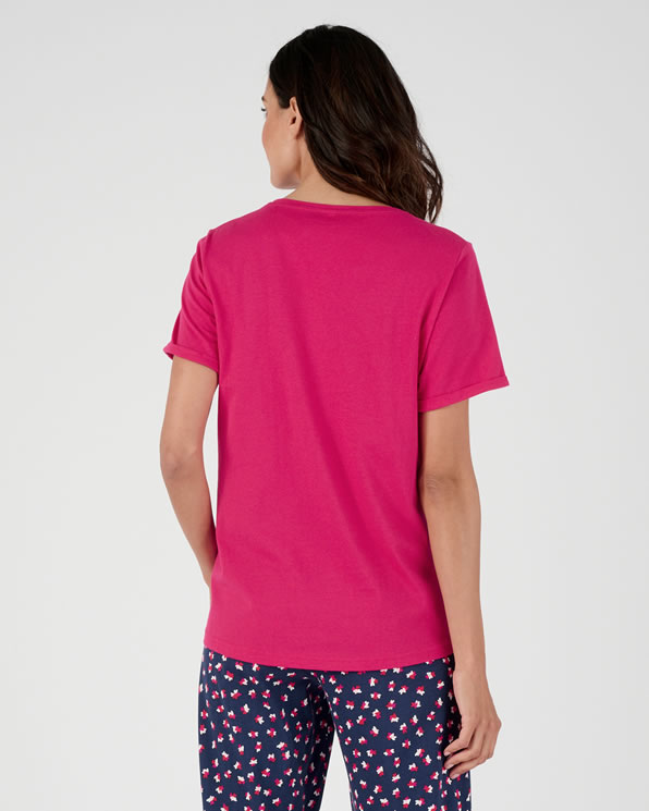 Pyjamashirt van zuiver gekamd katoen