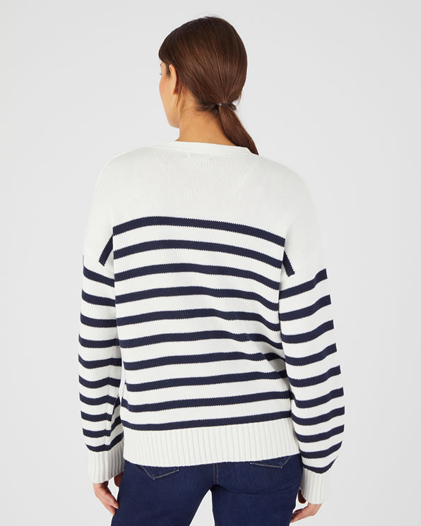 Vest, effen of met marinièrestreep