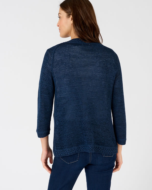 Gilet-boléro maille ruban