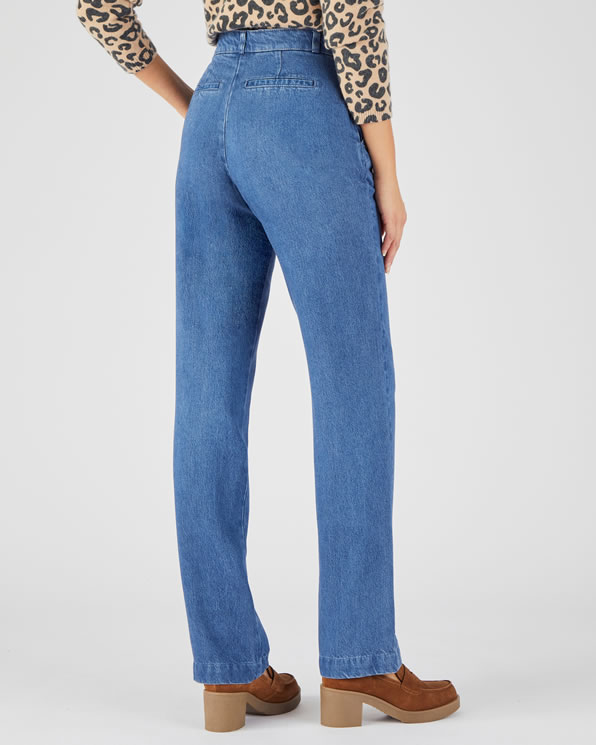 Pantalon mélange fibres Lyocell Tencel™