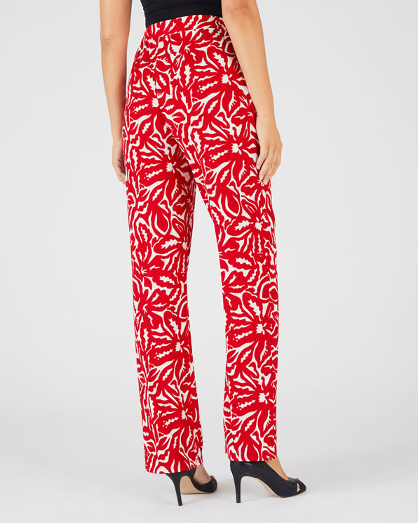 Gebreide broek met structuur