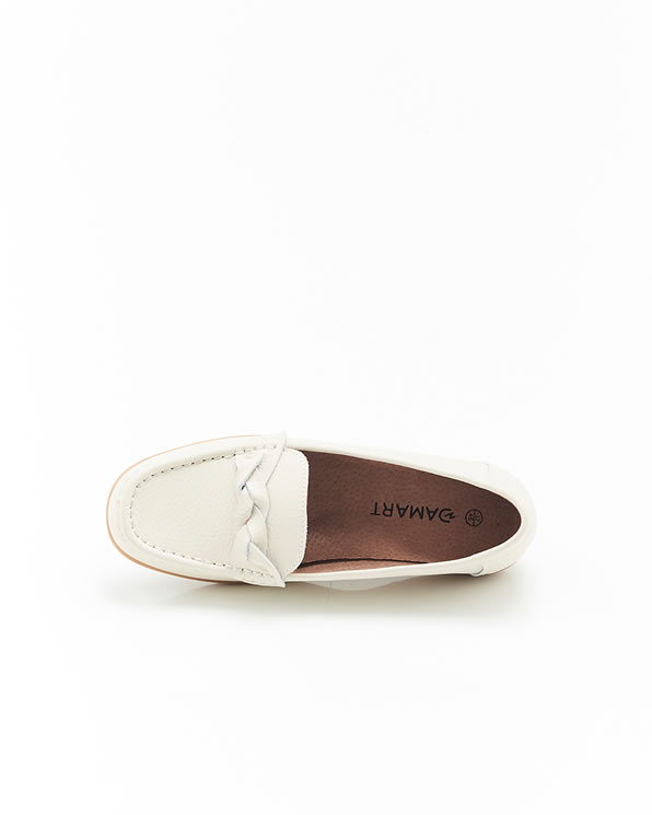 Mocassins Amortyl dessus cuir grainé