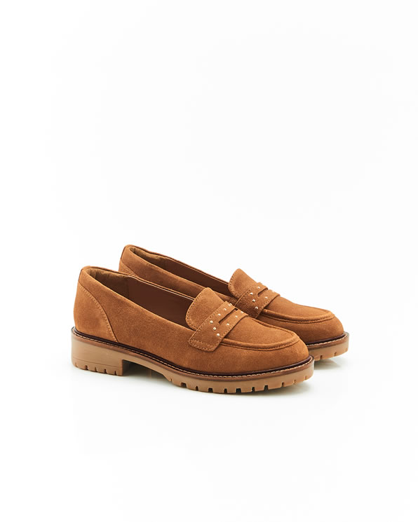 Mocassins Amortyl détails cloutés