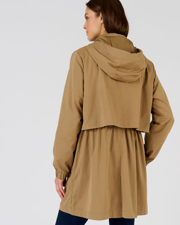 Fluweelzachte parka