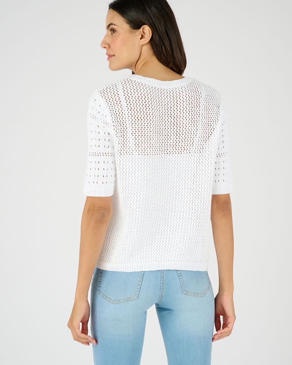 Gilet-boléro jeu de maille