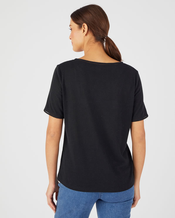 T-shirt avec det