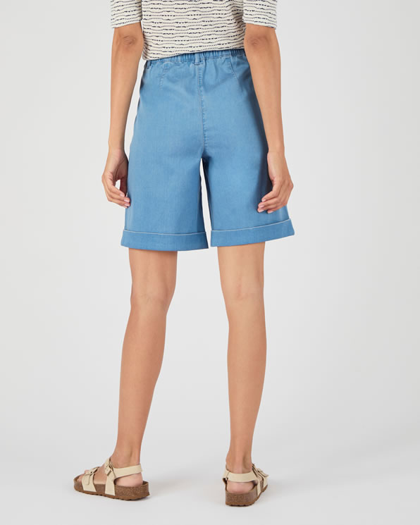 Lichtgewicht denim shorts