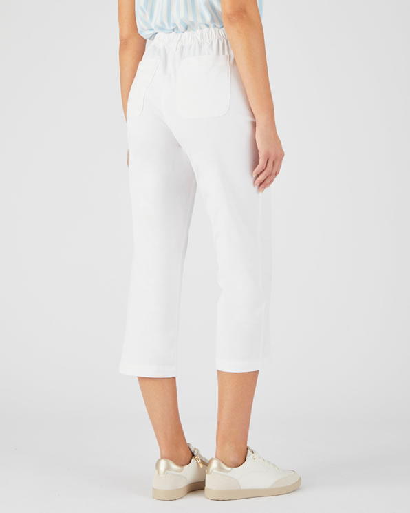 Pantacourt coton stretch