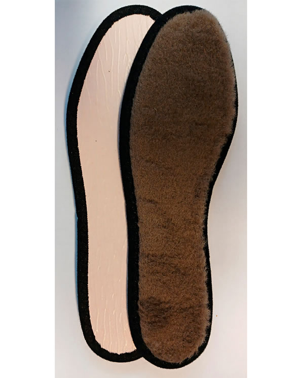 2 paires de semelle laine mouton