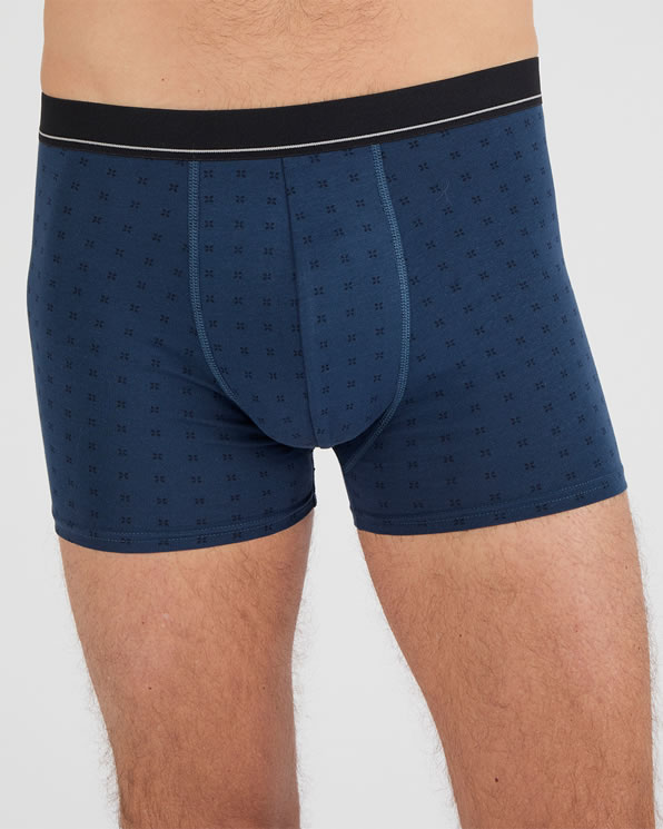 Lot de 3 boxers fermés coton biologique majoritaire