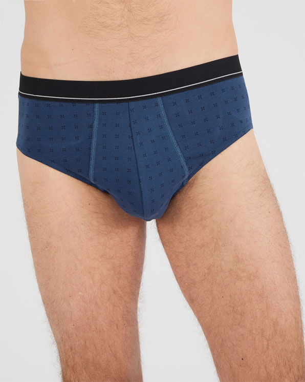 Lot de 3 slips fermés coton biologique majoritaire