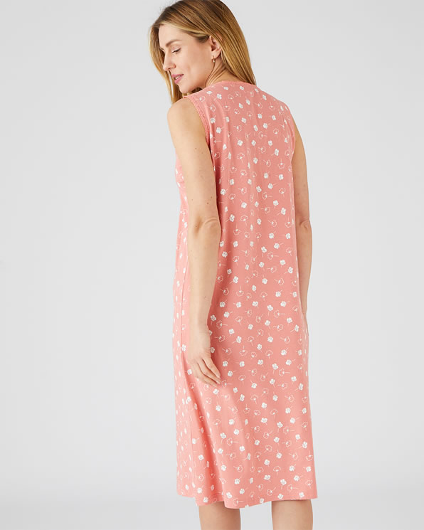 Lot de 2 chemises de nuit pur coton peigné